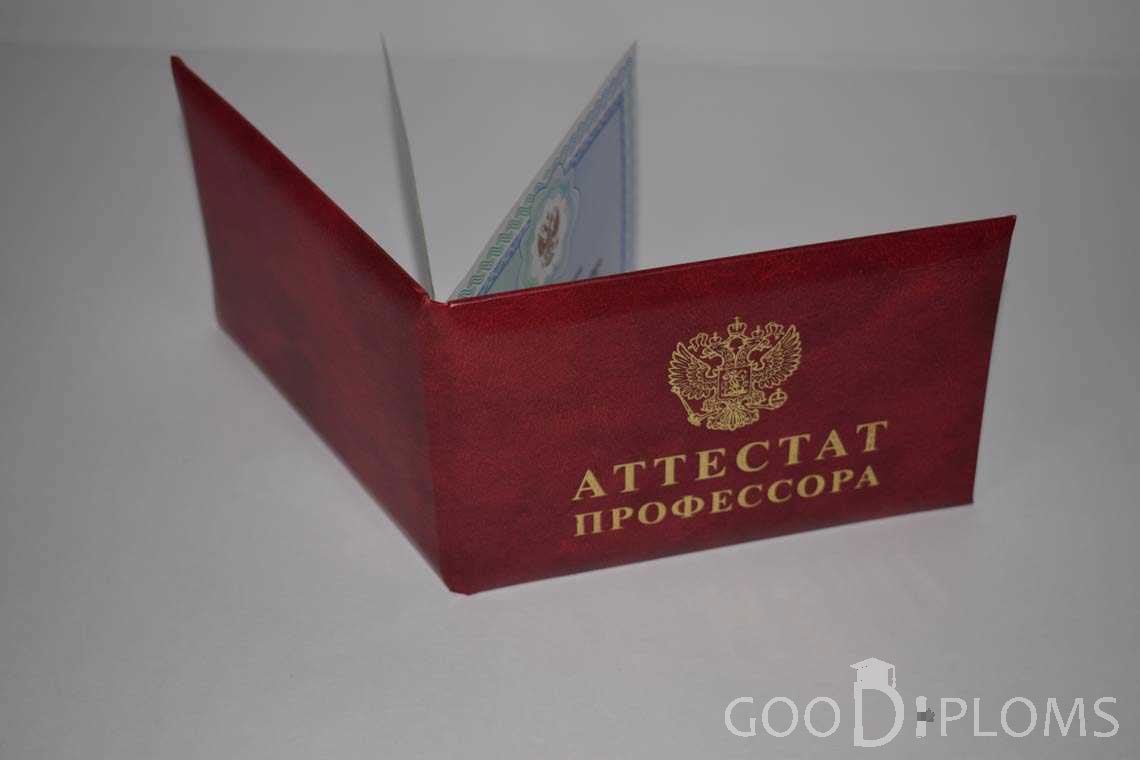 Аттестат Профессора - Обратная Сторона период выдачи 2015-2020 -  Умань