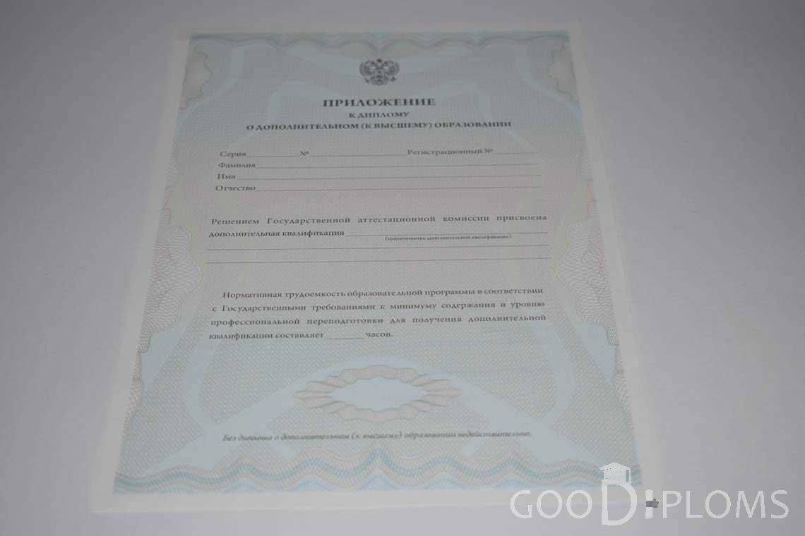Приложение к Диплому МВА период выдачи 2011-2020 -  Умань