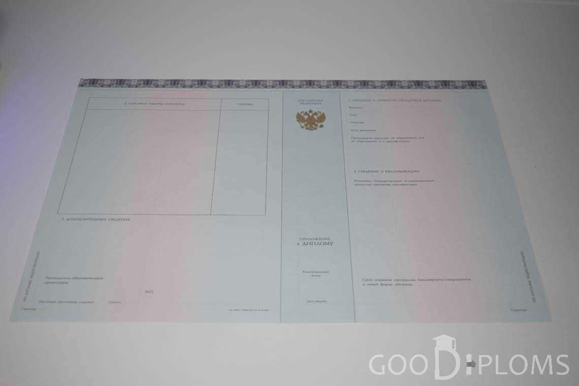 Приложение к Диплому МГИМО период выдачи 2014-2020 -  Умань