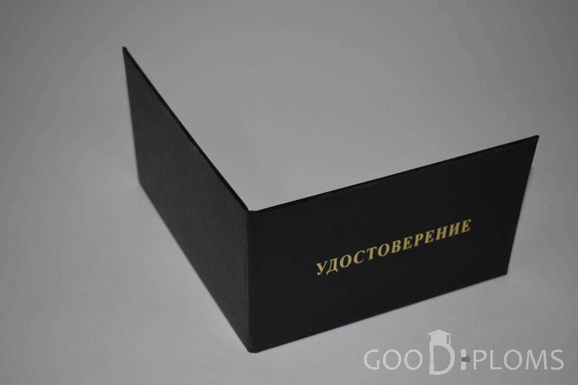 Удостоверение Ординатуры - Обратная Сторона период выдачи 1991-2006 -  Умань