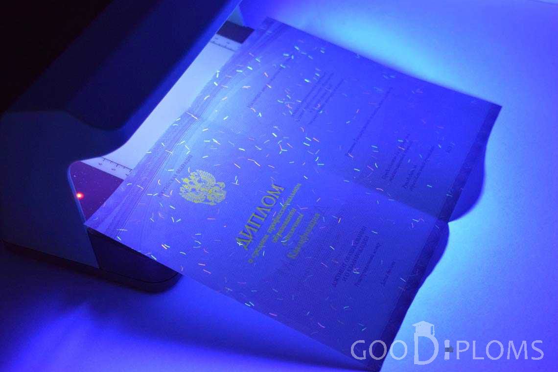Диплом Техникума с Отличием в Ультрафиолете  в период c 2014 по 2025 год - Умань