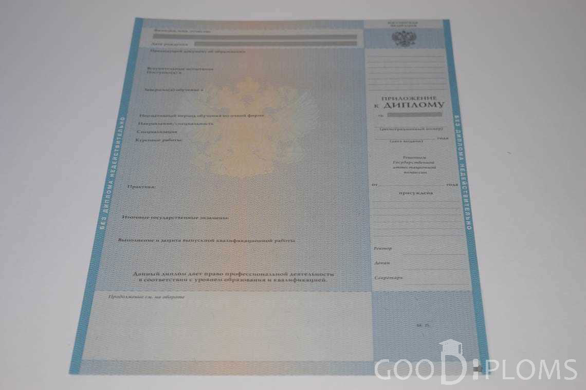 Приложение к Диплому о Высшем Образовании с Отличием - Умань