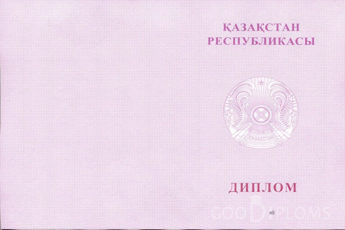 Казахский диплом техникума с отличием - Обратная сторона- Умань